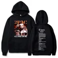 thumbnail image 3 of Tupac-Sudadera con capucha para hombre y mujer, suéter con estampado de rapero Y2k, ropa de calle informal, holgada, de lana, para otoño, 3 of 5