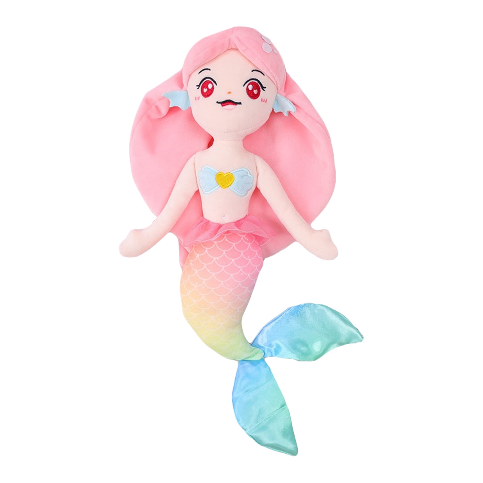 Mermaid Stuffed Animal Soft Cute Mermaid Princess Plush Doll Toy Birthday Valentine