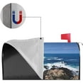 thumbnail image 2 of Lighthouse Sea Wave White Cloud Mailbox Covers Magnetic Post Box Cover Wraps Standard Size 21x18 Inches for Garden Yard Décor, 2 of 5