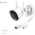 thumbnail image 6 of Pre-Owned Amcrest 1080P WiFi Camera Outdoor, Smart Home 2MP Bullet IP Security Camera Outdoor Wireless, 98ft Nightvision, Built-in Mic, 256GB MicroSD Storage (Sold Separately), ASH22-W (Wired Power), 6 of 8