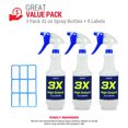 thumbnail image 4 of SupplyTuff 3X High Output Heavy Duty Spray Bottles for Cleaning Solutions, 3 Pack, 32 oz Professional Industrial Spray Bottles for Commercial, Household Cleaning and Car Detailing., 4 of 6