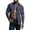 Navy, variant on Men’s Long Sleeve Lapel Solid Color Denim Shirt Jacket Casual Spring Autumn Top