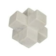thumbnail image 1 of Benjara BM221018 7 in. Marble Frame Decorative Jack, White, 1 of 5