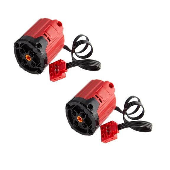 2Pcs Power-Function Red-Burst XL-Motor Compatible with Major Brand 8882 Technic-Motor Technic-Parts-Pieces