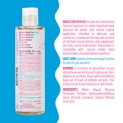 LUBELIFE Cotton Candy Flavored Lubricant For Sex, Paraben-Free Water-Based Lube, 8 fl oz