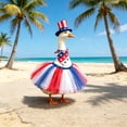thumbnail image 4 of XGFHYJEH 4th of July Porch Goose Outfits 23", Independence Day Porch Goose Clothes Clearance for Porch Goose, Porch Goose Accessories, Patriotic Goose Costume for Outdoor Patio Yard Lawn, 4 of 6