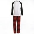 UPPADA Christmas Pajamas For Family 2024 Matching Pjs Set Xmas Tree Red