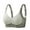 Green, variant on iHPH7 Sports Bras for Women Seamless Jelly Bras Wirefree Padded Push Up Adjustable Straps Workout Yoga Gym Activewear Athletic Bra Black L