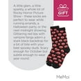 thumbnail image 7 of MeMoi Vampire Lips Novelty Crew Socks - Womens - Female, 9-11, Black, 7 of 7