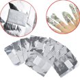 thumbnail image 3 of Vogacara 100 Uds nueva envoltura de papel de aluminio portátil para uñas para removedor de esmalte de herramientas de uñas de alta Arte de uñas, 3 of 6