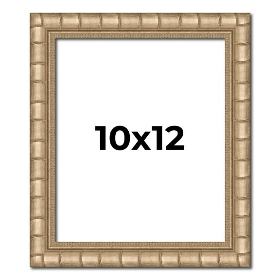 10x12 Frame Silver Real Wood Picture Frame Width 1.5 inches | Interior Frame Depth 0.5 inches |