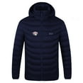 thumbnail image 5 of Mens Heated Jackets Thermal 21 Heating Zones Coat with Pockets Lightweight USB Charing Hooded Down Jacket for Winter Clothes, 5 of 6