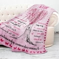 thumbnail image 2 of LHSHID Regalo para Hija Daughter Gifts from Mom in Spanish Regalo para Mi Hija Regalo Hija Cumpleanos Menta para Hija De Mama Papa Regalo De Graduacion para Mi Hija Throw Blanket 30"x40", 2 of 7