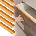 thumbnail image 1 of 6pack 18" Cabinet Edge Protectors for 13/16" Kitchen Cabinets Frame, Matt Gold, 1 of 7