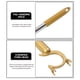 thumbnail image 3 of WEUVEB Poste Ajustable Para Ropa De Metal Dorado Con Gran Capacidad De Carga Y Retráctil, 3 of 8