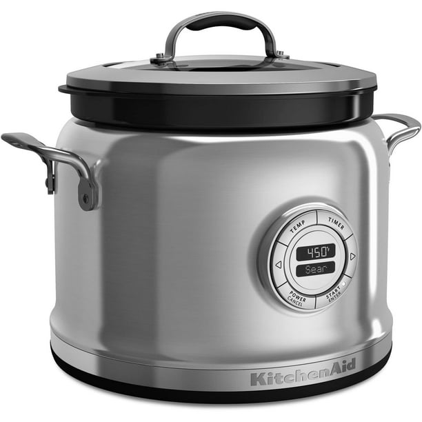 KMC4241SS Electric Multi Steamer Slow Cooker, Qt, Stainless Steel - Walmart.com