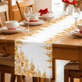 thumbnail image 5 of Yellow Wisteria Table Runner 72 Inches, Sprinng Summer Pastoral Botanical Bed Runner Dresser Scarves Tabletop for Indoor Outdoor Parties/Ceremony/Banquet, 16" x 72", 5 of 9