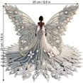 thumbnail image 4 of Special Shaped Diamond Painting Kit Without Frame, 25x25cm Angel Wing Seaside DIY Pearl Bead Art for Adults, Beginner Friendly Acrylic Gem Canvas Wall Decor, Handmade Gift for Bedroom Living Room, 4 of 8