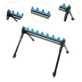 thumbnail image 6 of MAGIDEAL Fishing Rod Holder Stand 2 Section Telescopic Practical Ground Display Rack 8 Holes, 6 of 8