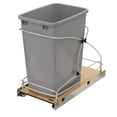 thumbnail image 1 of Rev-A-Shelf Single 35 qt. Pullout Trash Container, Gray, 54WC-1535SC-17-1, 1 of 10