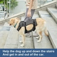 thumbnail image 4 of Coodeo Dog Lift Harness, Support & Recovery Sling, Pet Rehabilitation Lifts Vest Adjustable Breathable Straps for Old, Disabled, Joint Injuries, Arthritis, Paralysis Dogs Walk (Black-M), 4 of 4