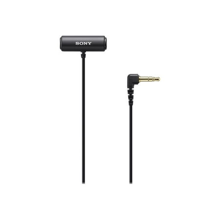 Sony Pro Wired Electret Condenser Microphone, Black