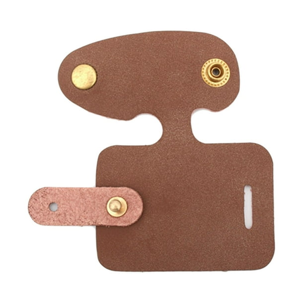 Funda de cuero para palanca de cambios de motocicleta, profesional, duradera. Marrón L