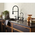 thumbnail image 2 of Moen S3955BL Paterson Deck Mounted Kitchen Soap Dispenser with Above the Sink Refillable Bottle, Matte Black, 2 of 6