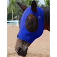 thumbnail image 2 of Máscara antimoscas para caballo Mask-Tech con protección UV, transpirable, azul, 2 of 5