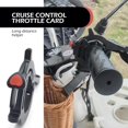 thumbnail image 4 of Motorcycle Cruise Control, Throttle Lock Control Assist, with Button, Universal for Most Motorcycles and Electric Vehicles (Black) -, 4 of 6