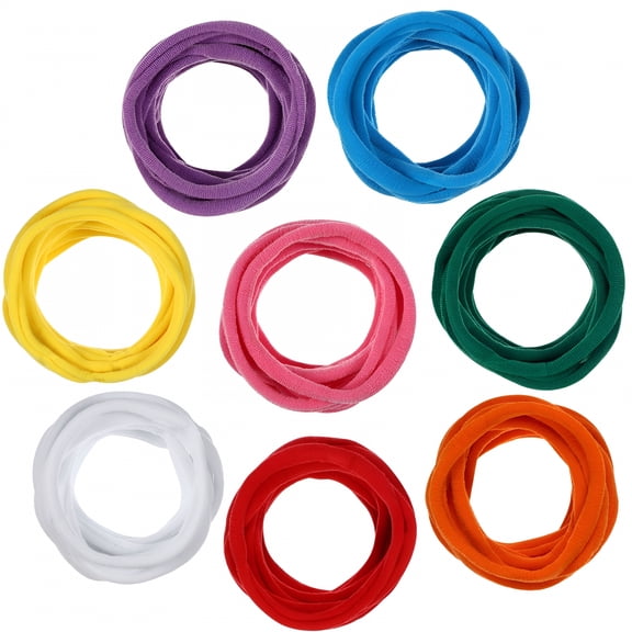 BESTSKY 288 Pcs Kids Loom Loops Cotton Weaving Loops Weaving Loom for Kids Elastic Loom Bands