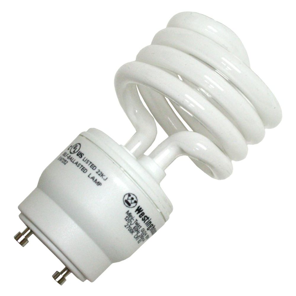 Westinghouse 36308 18MINITWIST/GU24/27 Twist Style Twist and Lock