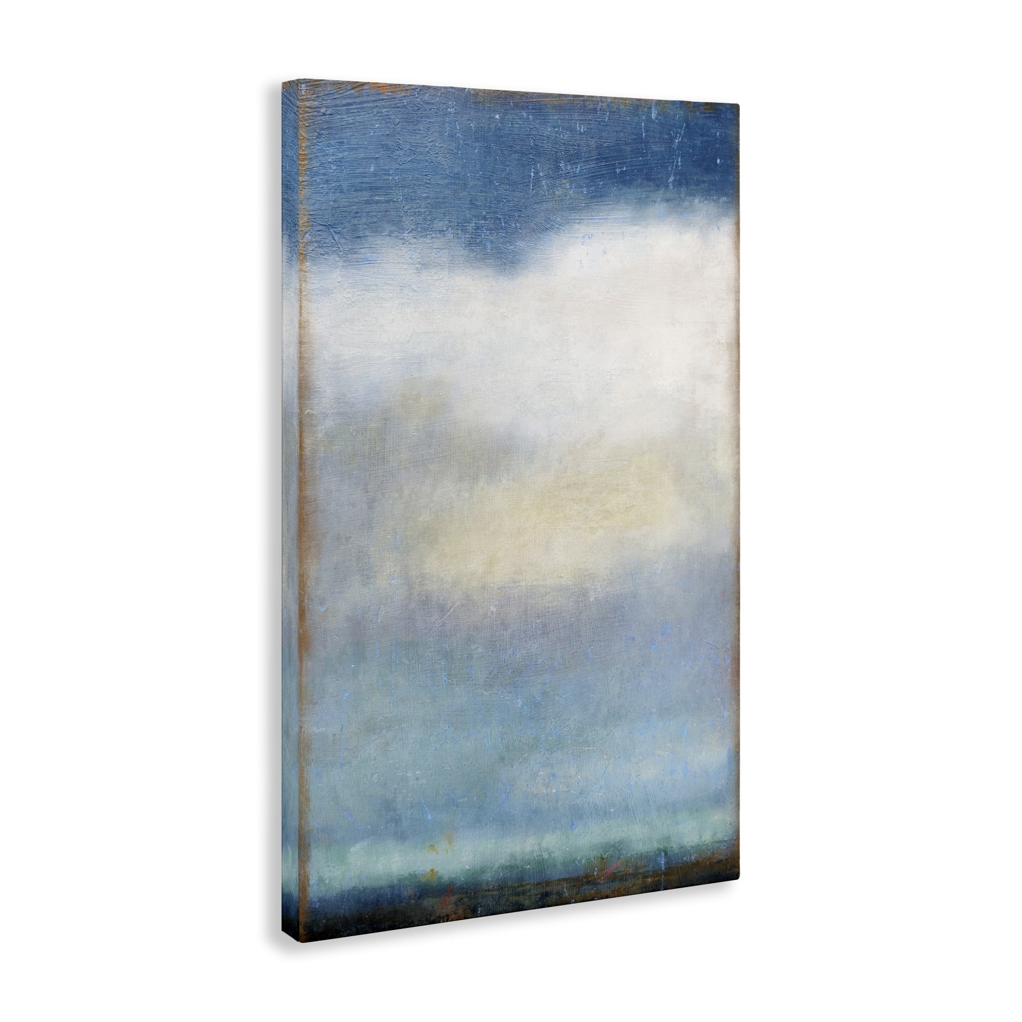 Stupell Industries Rustic Clouds Landscape Landscape Painting Gallery Wrapped Canvas Art Print Wall Art, 24 x 36