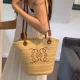 thumbnail image 4 of Nuevo bolso de paja tejido para mujer, bolso de hombro de ratán para vacaciones de verano 2024, bolso de hombro de paja francés para playa y verano, 4 of 5