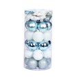 thumbnail image 1 of Paquete de 41 adornos de bolas de Navidad, juego de bolas de Navidad pintadas con estrellas, árbol de Navidad, boda, decoración de fiesta Vhermosa CPB-SSW204-4, 1 of 5