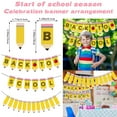 thumbnail image 3 of Back To School Pencil Banner Decoration Set 12-Piece With Pink Clips And Soft Flowers, 12-Pack School Theme Pencil Flags For Classroom Layout Dormitory Hanging And Party Photo, 3 of 7