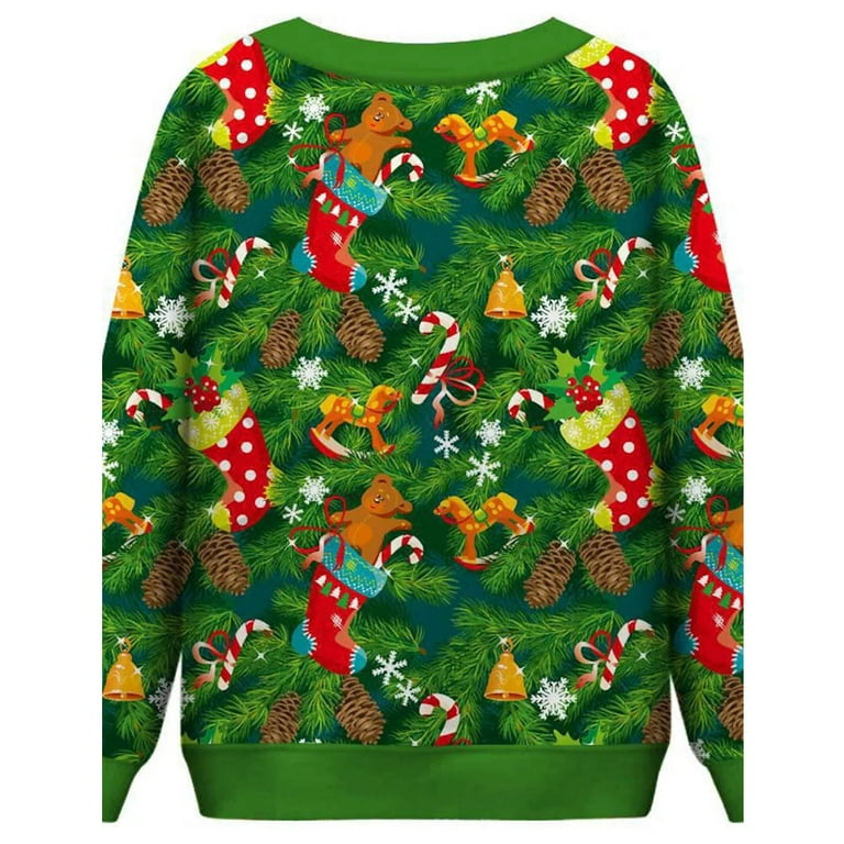 Sweaters Adult s Big Adult s Christmas Sweater with Long Sleeves Sizes XS 6XL for Home Outdoor Walmart