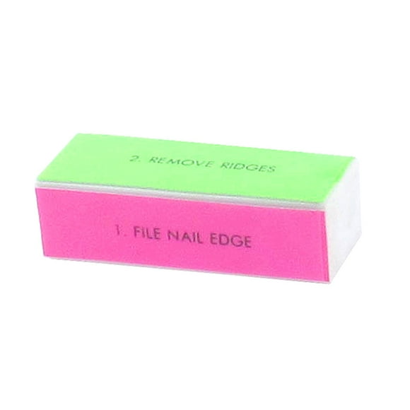 Lima de Uñas Unique Bargains Guitarra 4 Way Bloque de Búfer de Manicura de Papel de Lija Multicolor