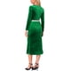 thumbnail image 3 of Vestido de terciopelo INSPIRE CHIC para mujeres con escote cuadrado, manga larga, vestido de cóctel, bodycon, estilo sirena, midi, 3 of 6
