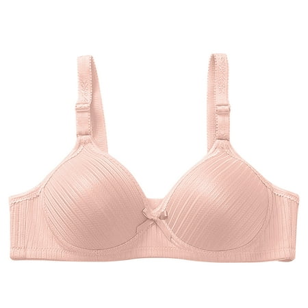 

Pgeraug bras for women Wirefree Adjustable Fitness Top Sport Push Up Seamless Running Yoga Bra underwear women Pink S