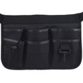 thumbnail image 4 of Kit de herramientas de cintura de utilidad multifunción de color negro Bolsa de delantal Organizador de estuche con correa de cintura ajustable, 4 of 5