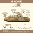 thumbnail image 2 of Cushionaire Libby Braided Cork Footbed Summer Sandals for Women with Adjustable Buckle and Arch Support, 2 of 28