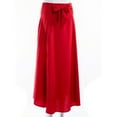thumbnail image 6 of Womens High Waist Flared Pleated Long Dress Gypsy Maxi Belted Skirt Full Length, 6 of 6
