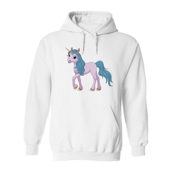 Cute Unicorn Hoodie Women -Image by Shutterstock, Female Large