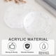 thumbnail image 4 of Uxcell 2 Pack Acrylic Lazy Susan Turntable, Organizador de bandeja de 8 pulgadas, bandeja giratoria de 360 grados para estante de especias y decoración de cocina, 4 of 7