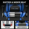 thumbnail image 4 of GTRACING Gaming Chair Office Chair PU Leather with Footrest&Adjustable Headrest,Blue, 4 of 8