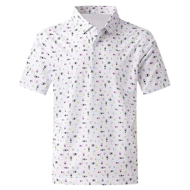 WEIYLL Hauts Femmes Col à Revers Ample Polo à Manches Courtes Chemisier Blanc Tailles TTTG