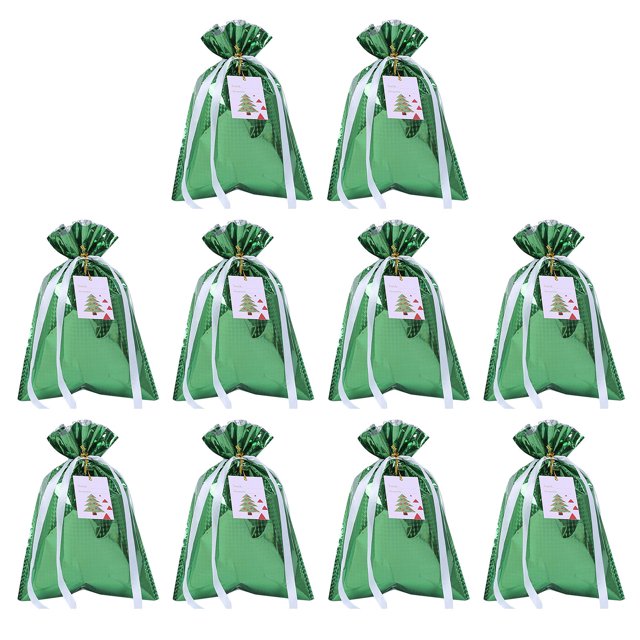 Nueva bolsa de regalo de Navidad Bolsa de regalo con cordón Bolsa de papel de aluminio de Navidad Bolsa de regalo de Navidad Wmkox8yii HFSH657