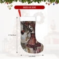 thumbnail image 4 of Naloa Vintage Collage Girl Butterfly Christmas Stockings Decorations, Xmas Ornaments, DIY Personalized Farmhouse Decor for Home Family Party Tree, 4 of 7