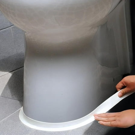 Waterproof Caulk Tape for Bath & Kitchen – Self-Adhesive PVC Sealant Strip for Tub, Sink, and Wall Edges – White Sealing Tape, 1.5" x 10.5 ft